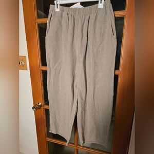 Flax Casual Linen Pants Medium